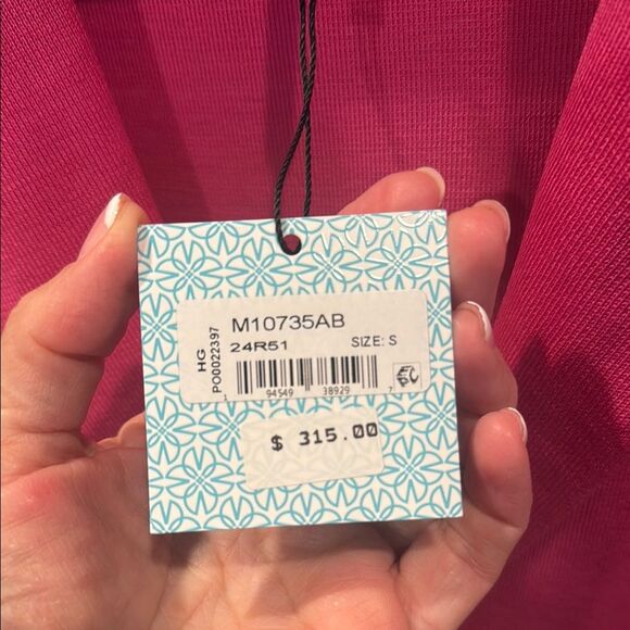 Ming Wang Pink Blazer button front size small - Picture 3 of 10